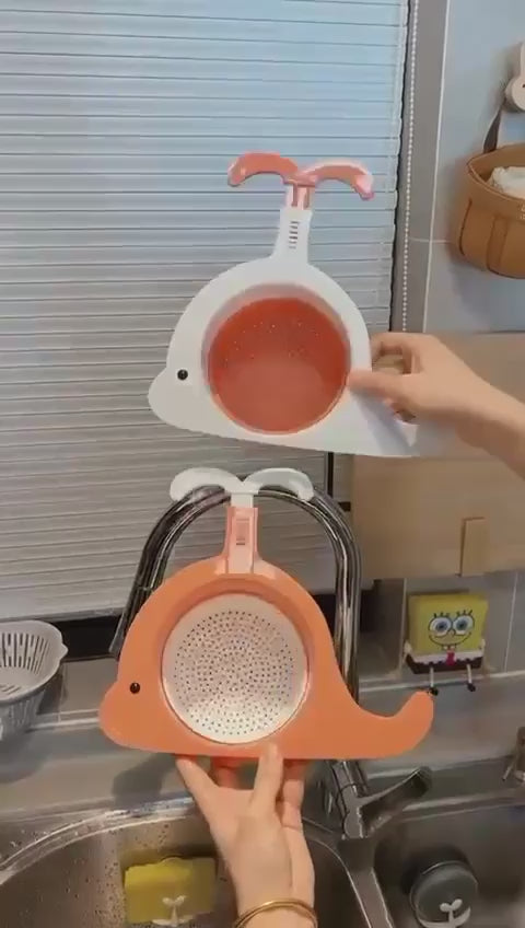 Whale Shaped Kitchen Sink Strainer